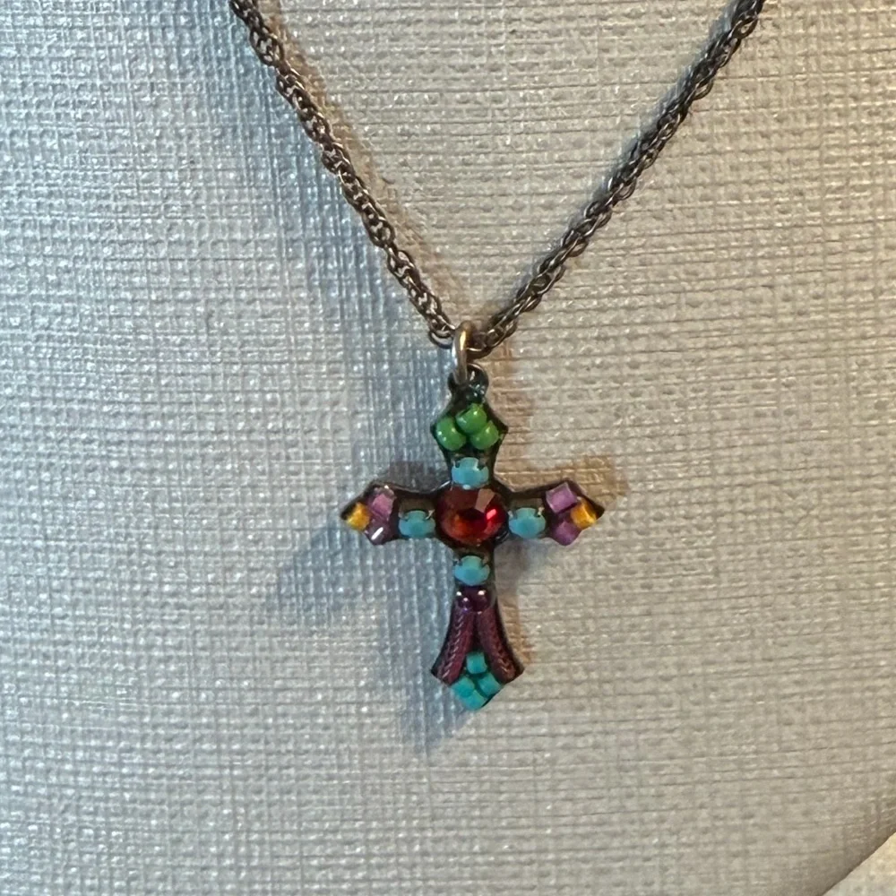 Ayala Bar Ayalabar Beaded Cross
Pendant Necklace - Picture 2 of 4